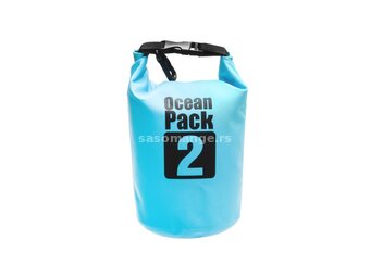 Vodootporna suva torba torbe Ocean Pack 2l - svetlo plava