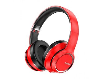 Slušalice bluetooth velike Lenovo HD200 crvena