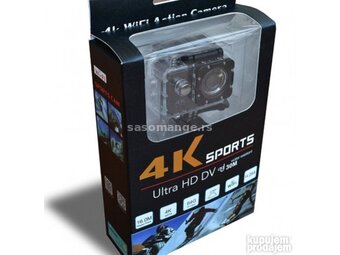 Akciona kamera - Sportska kamerica 4K UltraHD Go Pro WiFi