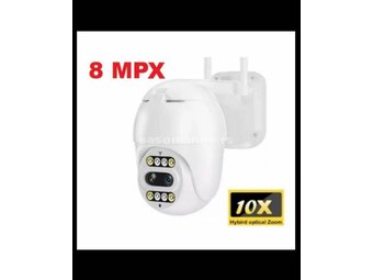 PTZ kamera 8MPX smart video nadzor 10xZOOM WiFi ip kamera