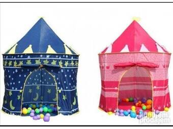Dečiji šator dvorac u dve boje