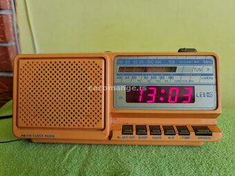 LEVIS 72 - stari radio budilnik na struju