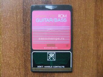 KORG Memory Card ROM Guitar/Bass SGC-03