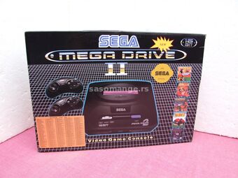 Sega Mega Drive 2 FULL pakovanje 368 igara NOVO + GARANCIJA!