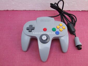 Nintendo 64 Silver dzojstik/kontroler ORIGINAL + GARANCIJA!
