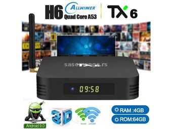 Android Smart Tv Box TX6 4GB + 64GB 4K Ultra Hd Android 10