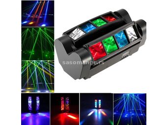 LED spider 8x3w RGB Rasveta za diskoteke, kafice, igraonice