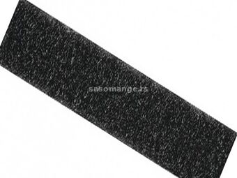 Čičak TRAKA Samolepljiva crna 100 x 2cm - 2 komada