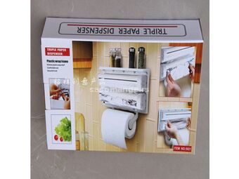 Triple paper dispenser - Držač - zidni - kuhinjski NOVO