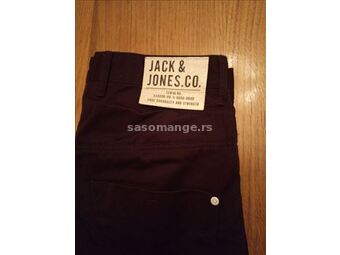 Tamno ljubičaste pantalone Jack@Jones