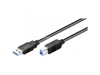 E-Green (OST04690) kabl USB 3.0 tip A (Muški) na USB 3.0 tip B (Muški) 1.8m crni