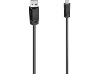 Hama kabl USB-A (muški) na mini USB-B (muški) 0.75cm crni