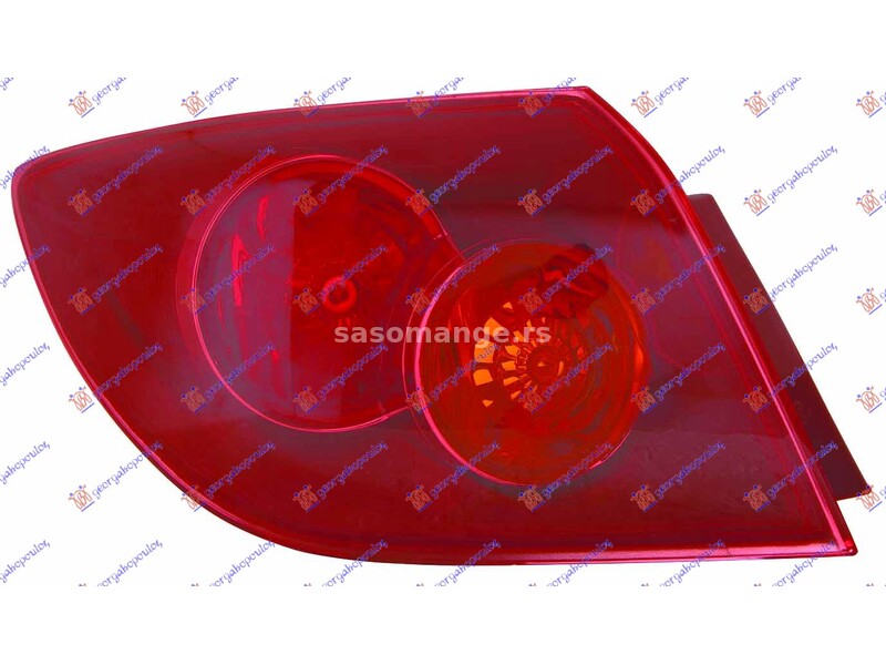 STOP LAMPA SPOLJASNJA 5 VRATA (CRVENA) -06 MAZDA 3 SDN-H/B (BK) 04-08