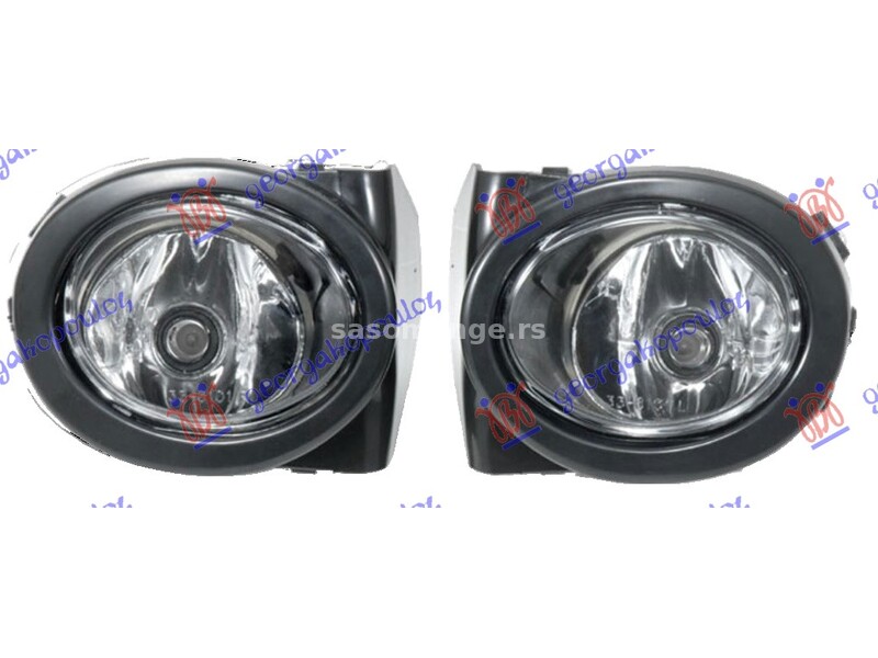 MAGLENKA OKRUGLA (M3 &amp; M5) (SET) BMW SERIES 3 (E46) COUPE/CABRIO 99-03