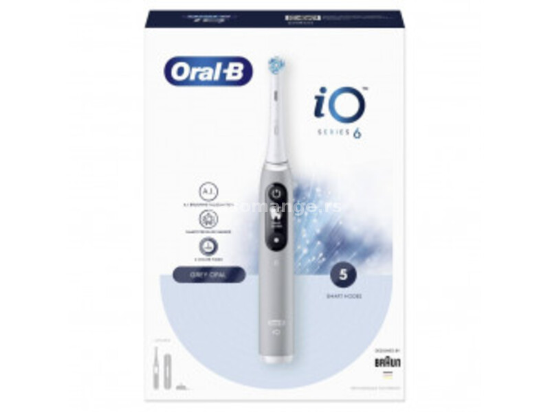 ORAL-B Električna četkica za zube Serise iO6 Gray Opal 500584