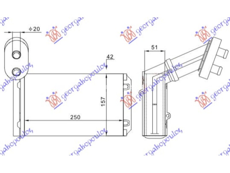 GREJAC KABINE (M) (-AC) (245x156) FORD GALAXY 95-06