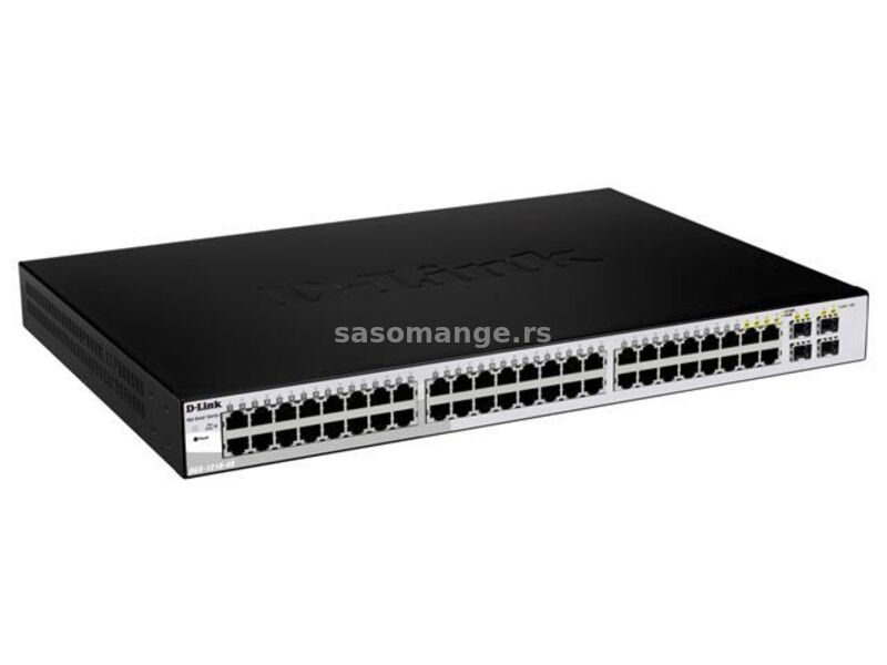 D-LINK Switch 48-Port Gigabit Smart Managed 4xSFP DGS-1210-48