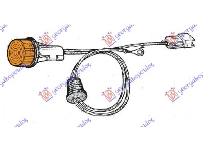 MIGAVAC U KRILU OKRUGLI OPEL ASTRA F 91-94