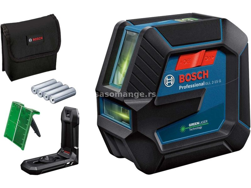 BOSCH Linijski laser sa zelenim zrakom GLL 2-15 G/ domet 15m