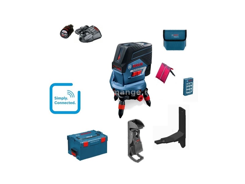 Bosch kombinovani laser GCL 2-50 C + RM 3 i RC2 daljinski + 1x12V baterija i punjač u L-Boxx 238 ...