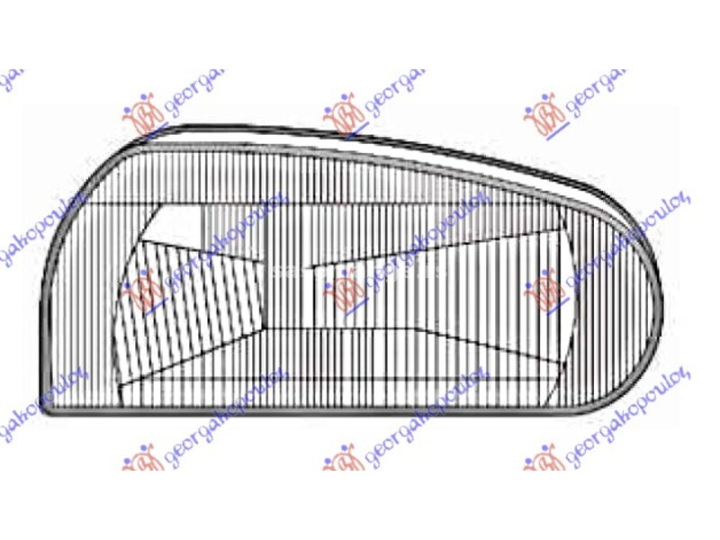 STAKLO FARA VW GOLF III 92-98