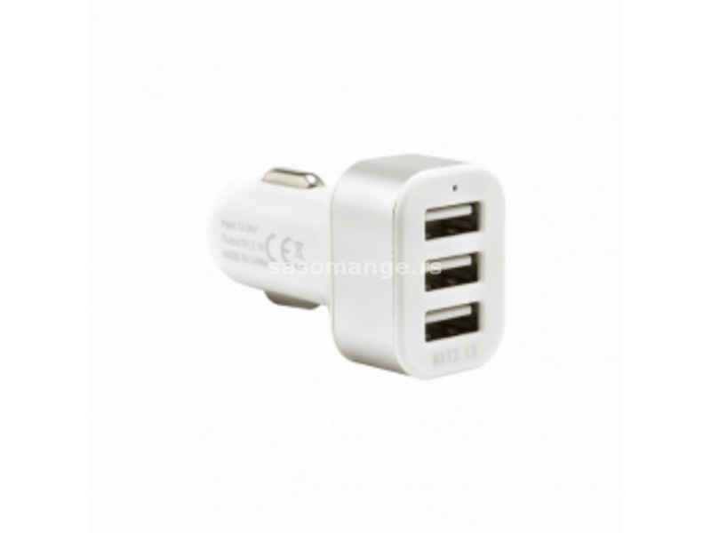 S BOX CC 331, 3.1A, White, Car USB Charger