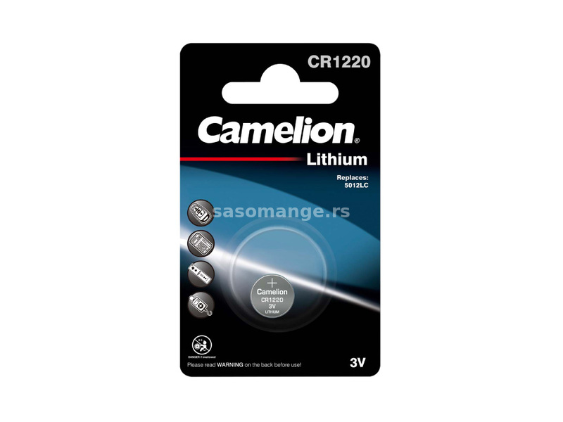 Camelion dugmasta baterija CR1220