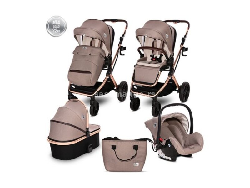 Lorelli Kolica Za Bebe 3U1 Glory - Pearl Beige (2023)