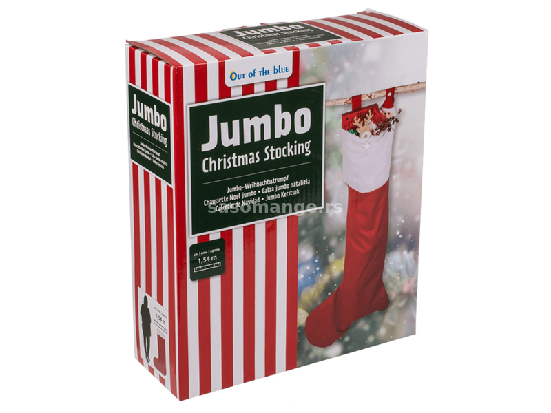 Novogodišnja čarapa za poklone Jumbo