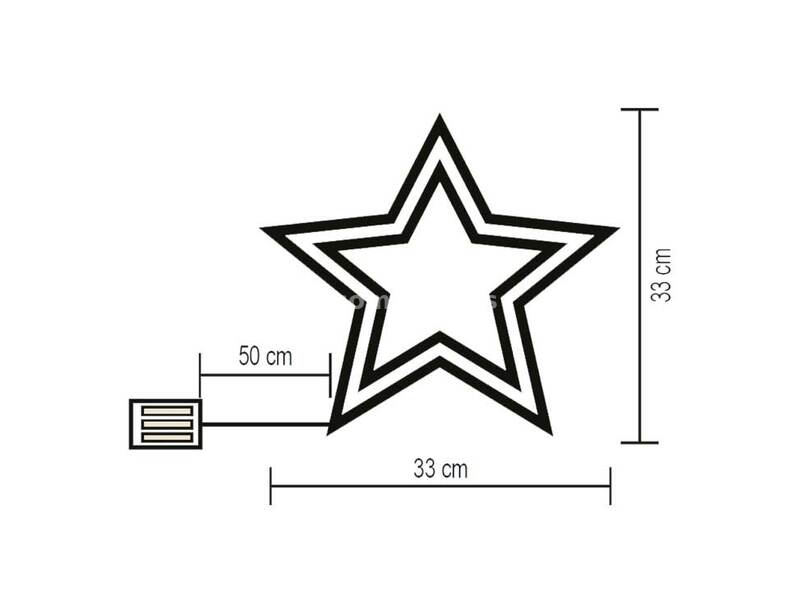 Svetleća zvezda za prozor LED KID503B/WW