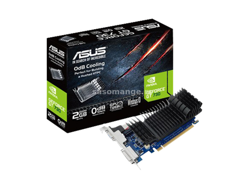 ASUS nVidia GeForce GT730 2GB GDDR5 64bit - GT730-SL-2GD5-BRK Nvidia GeForce GT 730 2GB GDDR5 64bit