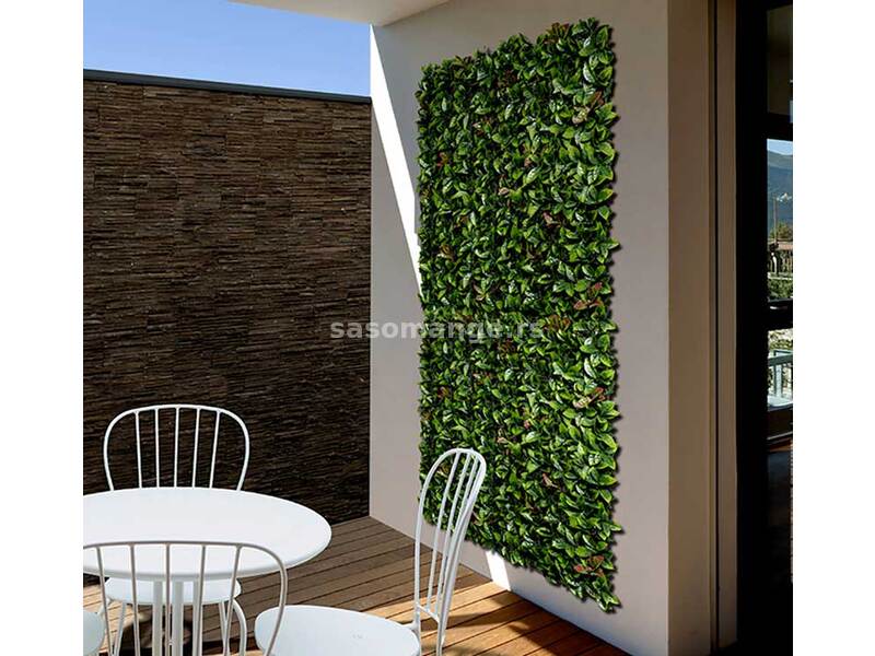 Dekorativna zidna obloga sa PVC lišćem Lovor 1x1m