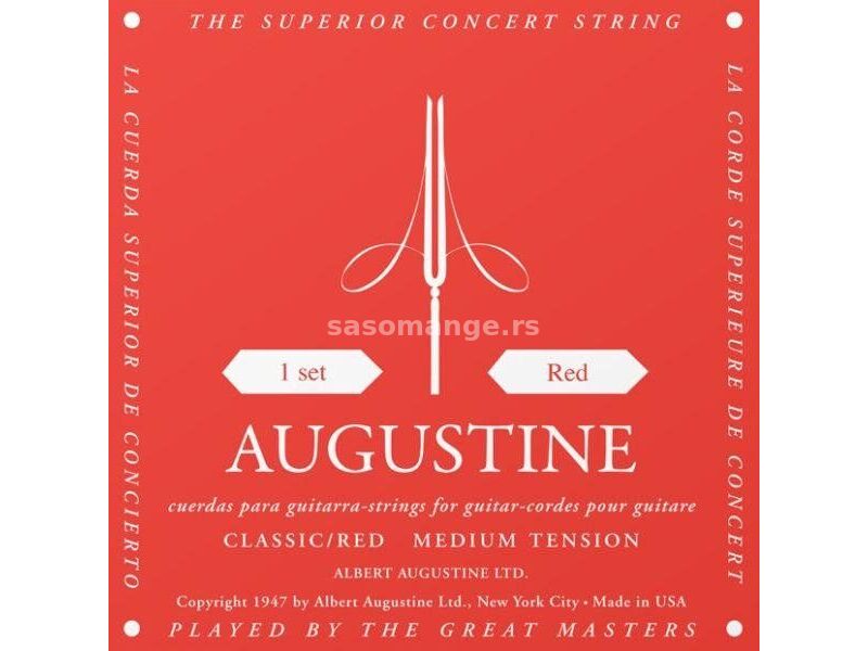 Augustin Classic Red Medium Tension