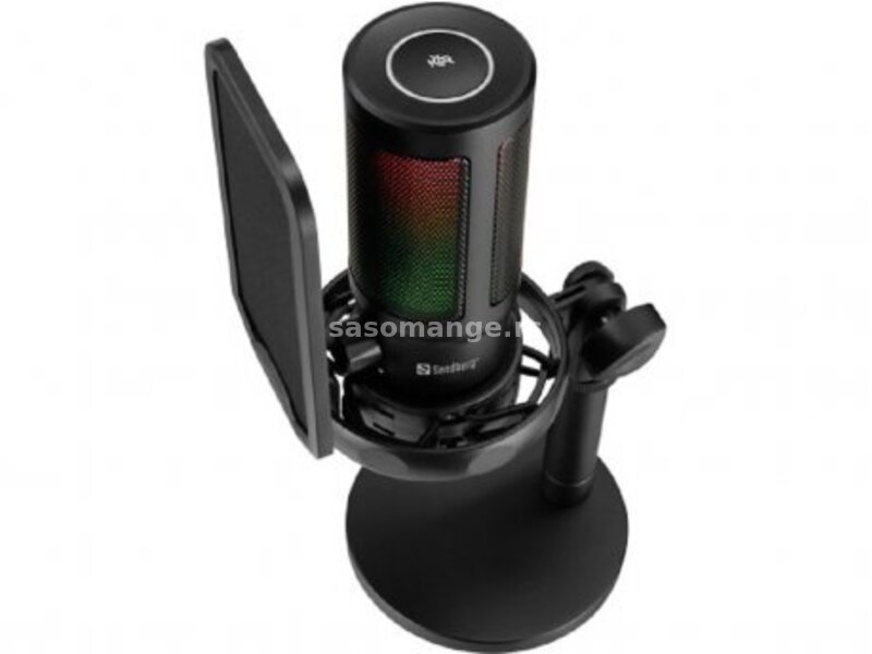 Sandberg Stoni mikrofon Streamer USB RGB 126-39