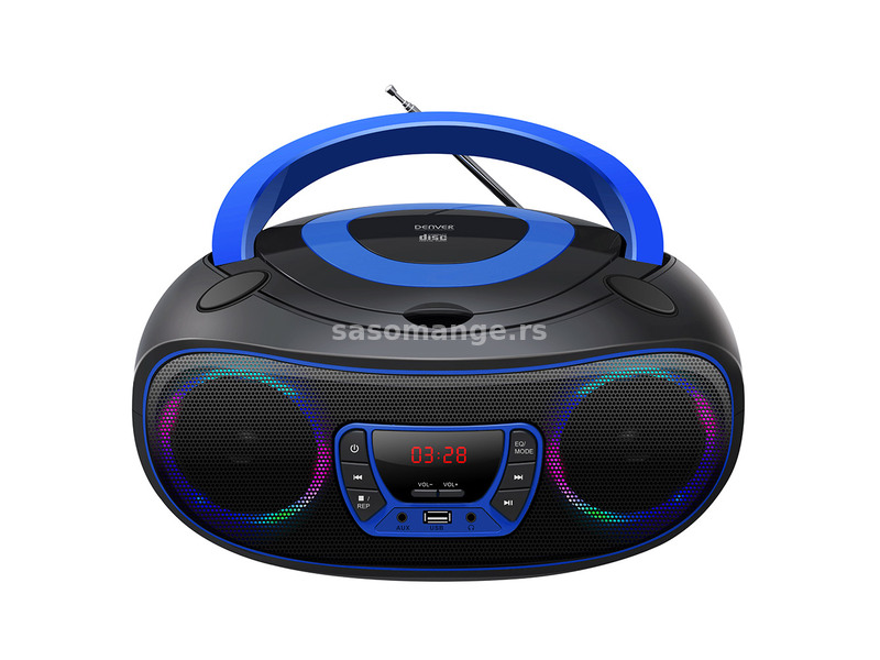 Bluetooth CD boombox FM radio Denver TCL-212BT plavi