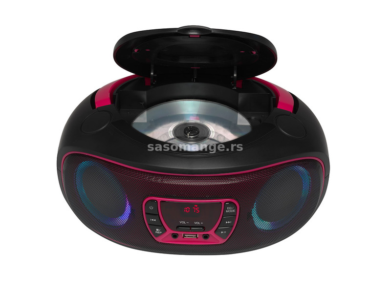 Bluetooth CD boombox FM radio Denver TCL-212BT pink