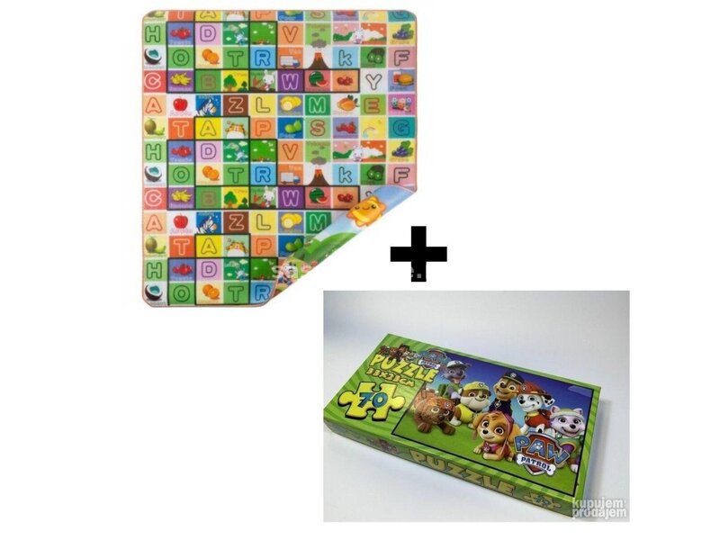 VG AKCIJA: PODLOGA Za Igru 180 x 150 + POKLON Puzzle