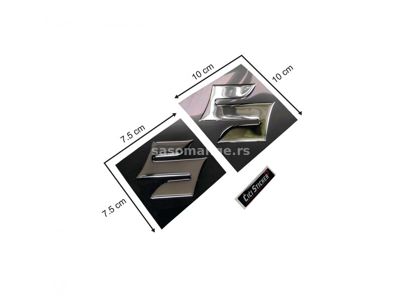 SUZUKI SWIFT - stikeri S prednja maska gepek - 1305