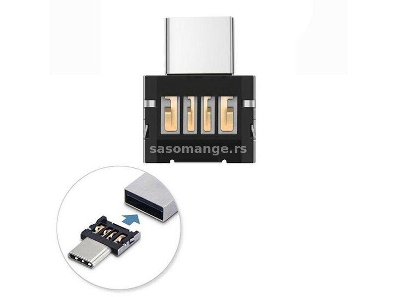Mini USB-C 3.1 Type C Male to USB Female Adapter OTG