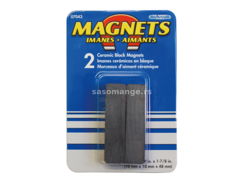 Magnet 10x10x48mm - 2 kom.