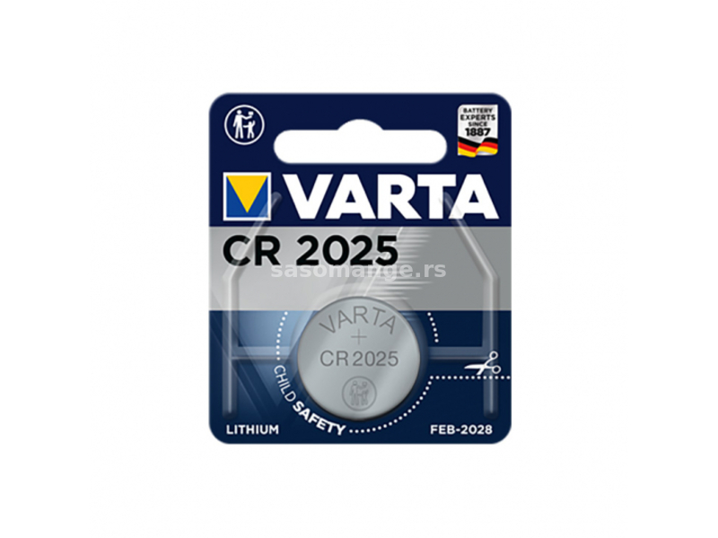 Varta dugmasta baterija CR2025