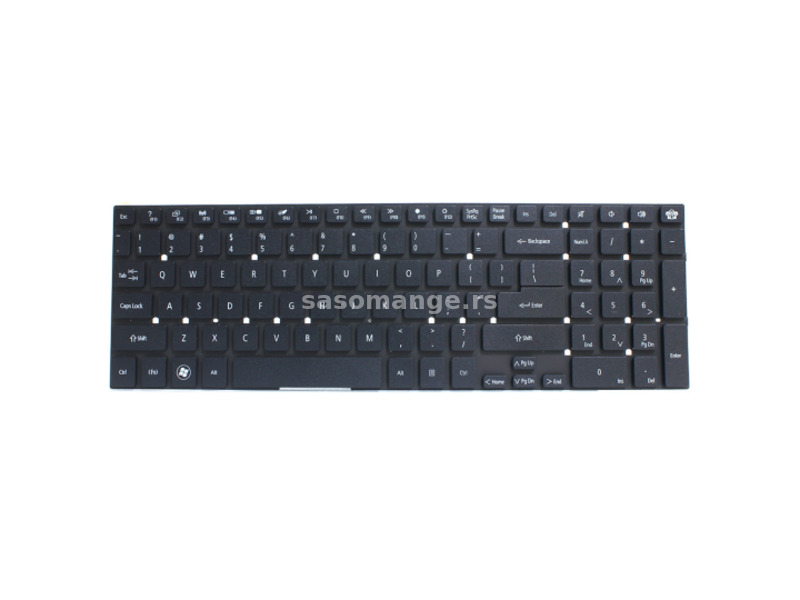 Tastatura za laptop Gateway NV52L NV55S NV57 crna