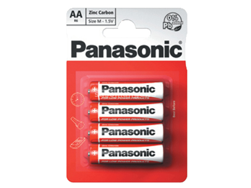 PANASONIC Zinc Carbon R6RZ Zinc–carbon baterija AA (LR6) 4/1