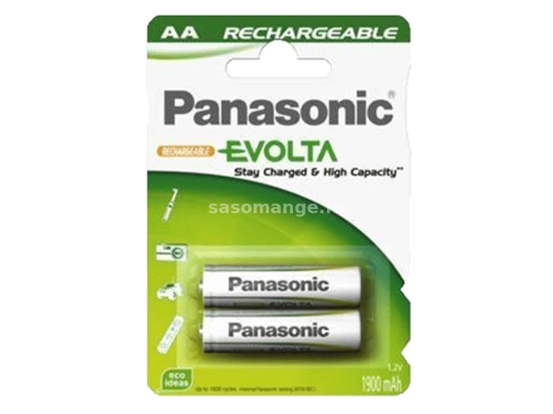 PANASONIC Evolta HHR-3MVE Punjiva baterija AA (LR6) 1900 mAh 2/1