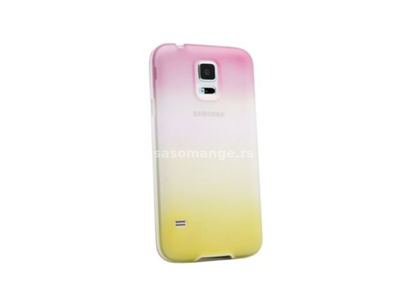 Futrola maska za Samsung Galaxy S4 leđa Rainbow - roze-žuta