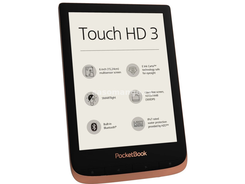POCKETBOOK Touch HD3 6" 16GB Black-Brown