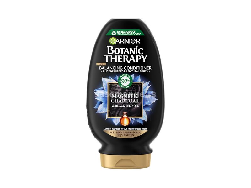 GARNIER Botanic Therapy Balzam za kosu magnetic charcoal/ 200 ml