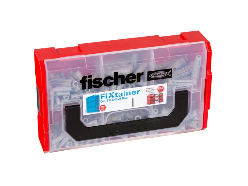 FISCHER FIXtainer - SX plug box 210pcs