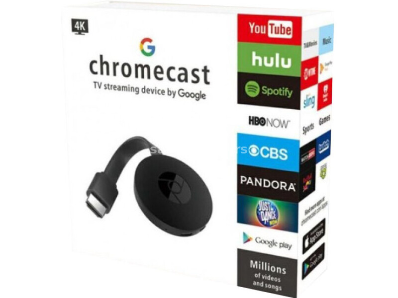 GMB-CHROM-02 Gembird Chromecast TV Streaming 4K airplay HDMI WiFi 5G/2.4G, Dongle TV adapter, 1080P