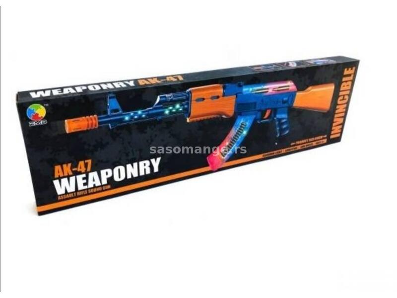 AK-47 Weaponry igračka puška sa muzičkim efetkom